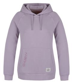 Husky Buggy L light purple dámská bavlněná mikina