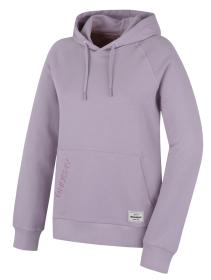 Husky Buggy L light purple dámska bavlnená mikina