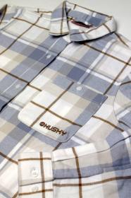 Husky Gaia L light blue dámská flanelová košile