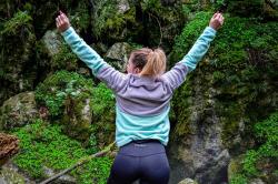 Husky Addy L black dámská fleecová mikina