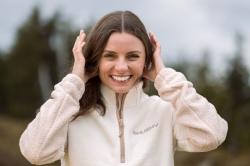 Husky Addy L black dámská fleecová mikina