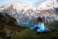 Husky Addy L purple/mint dámská fleecová mikina