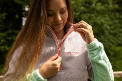 Husky Addy L purple/mint dámská fleecová mikina