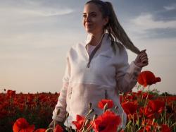 Husky Addy L purple/mint dámská fleecová mikina