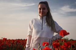 Husky Addy L purple/mint dámská fleecová mikina