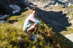 Husky Addy L purple/mint dámská fleecová mikina