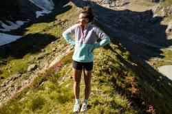 Husky Addy L purple/mint dámská fleecová mikina