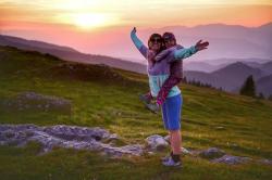 Husky Addy L purple/mint dámská fleecová mikina