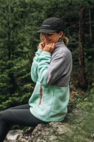 Husky Addy L purple/mint dámská fleecová mikina