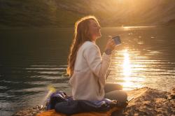 Husky Addy L purple/mint dámská fleecová mikina