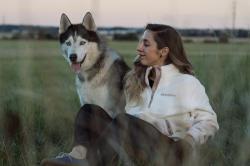 Husky Addy L purple/mint dámská fleecová mikina