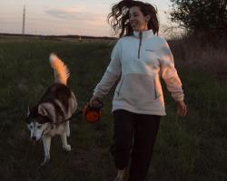 Husky Addy L purple/mint dámská fleecová mikina