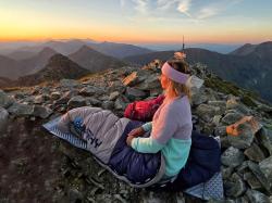 Husky Addy L purple/mint dámská fleecová mikina