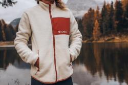 Husky Addy Zip L beige dámská fleecová mikina