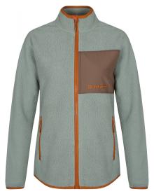 Husky Addy Zip L faded green dámská fleecová mikina