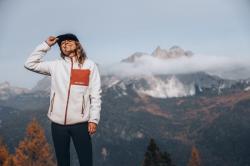 Husky Addy Zip L faded green dámská fleecová mikina