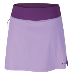 Husky Flamy L purple dámska funkčná sukňa so šortkami