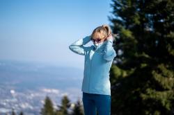 Husky Neoni L light blue dámská hardshell bunda