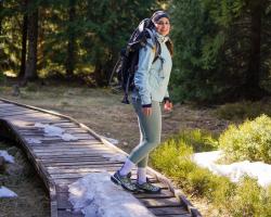 Husky Neoni L light blue dámská hardshell bunda