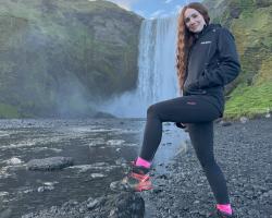 Husky Neoni L light blue dámská hardshell bunda