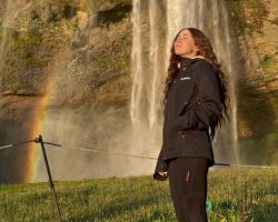 Husky Neoni L light blue dámská hardshell bunda