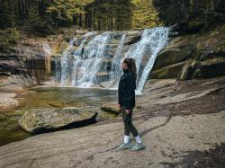 Husky Neoni L light blue dámská hardshell bunda