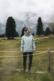 Husky Neoni L light blue dámská hardshell bunda