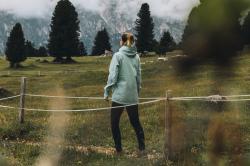 Husky Neoni L light blue dámská hardshell bunda