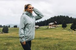 Husky Neoni L light blue dámská hardshell bunda