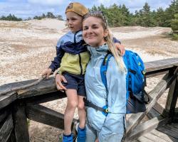 Husky Neoni L light blue dámská hardshell bunda