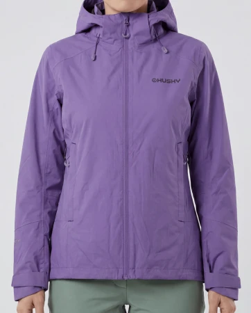 Husky Neoni L purple dámská hardshell bunda