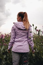 Husky Nicker L light purple dámská hardshell bunda