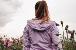 Husky Nicker L light purple dámská hardshell bunda