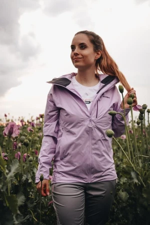 Husky Nicker L light purple dámská hardshell bunda