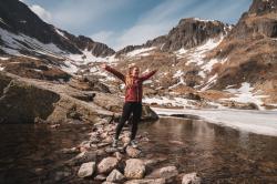 Husky Nickin L blue dámská hardshell bunda