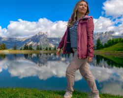 Husky Nickin L blue dámská hardshell bunda