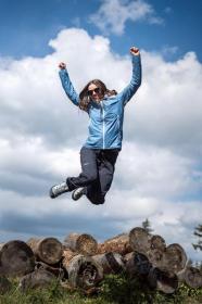 Husky Nickin L blue dámská hardshell bunda