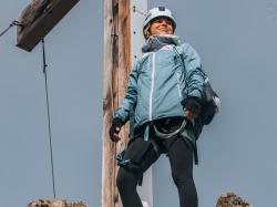 Husky Nickin L blue dámská hardshell bunda