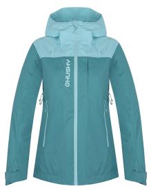 Husky Nickin L turquoise dámská hardshell bunda