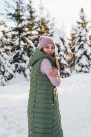 Husky Napi L khaki dámská hardshell vesta