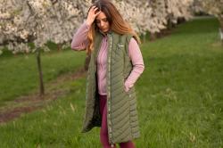 Husky Napi L khaki dámská hardshell vesta