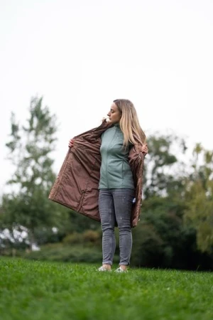 Husky Nilo L brown dámska hardshell vesta