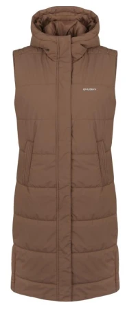 Husky Nilo L brown dámska hardshell vesta