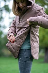 Husky Nesebi L black dámská hardshellová plněná bunda