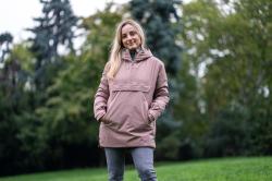 Husky Nesebi L black dámská hardshellová plněná bunda