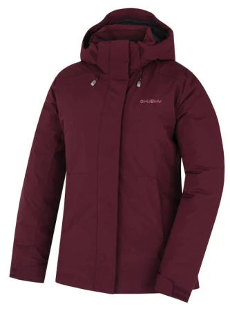 Husky Nurme L dark bordo dámská hardshellová plněná bunda Husky Nurme L dark bordo dámská hardshellová plněná bunda