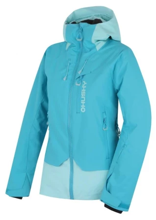 Husky Gambi L blue/turquoise dámská lyžařská bunda