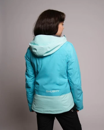 Husky Gambi L blue/turquoise dámská lyžařská bunda