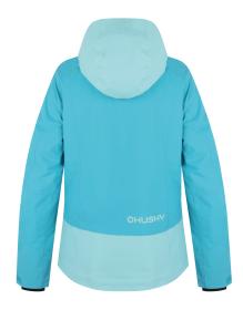 Husky Gambi L blue/turquoise dámska lyžiarska bunda