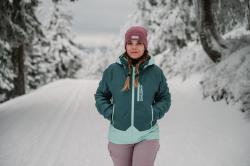 Husky Gambi L blue/turquoise dámska lyžiarska bunda
